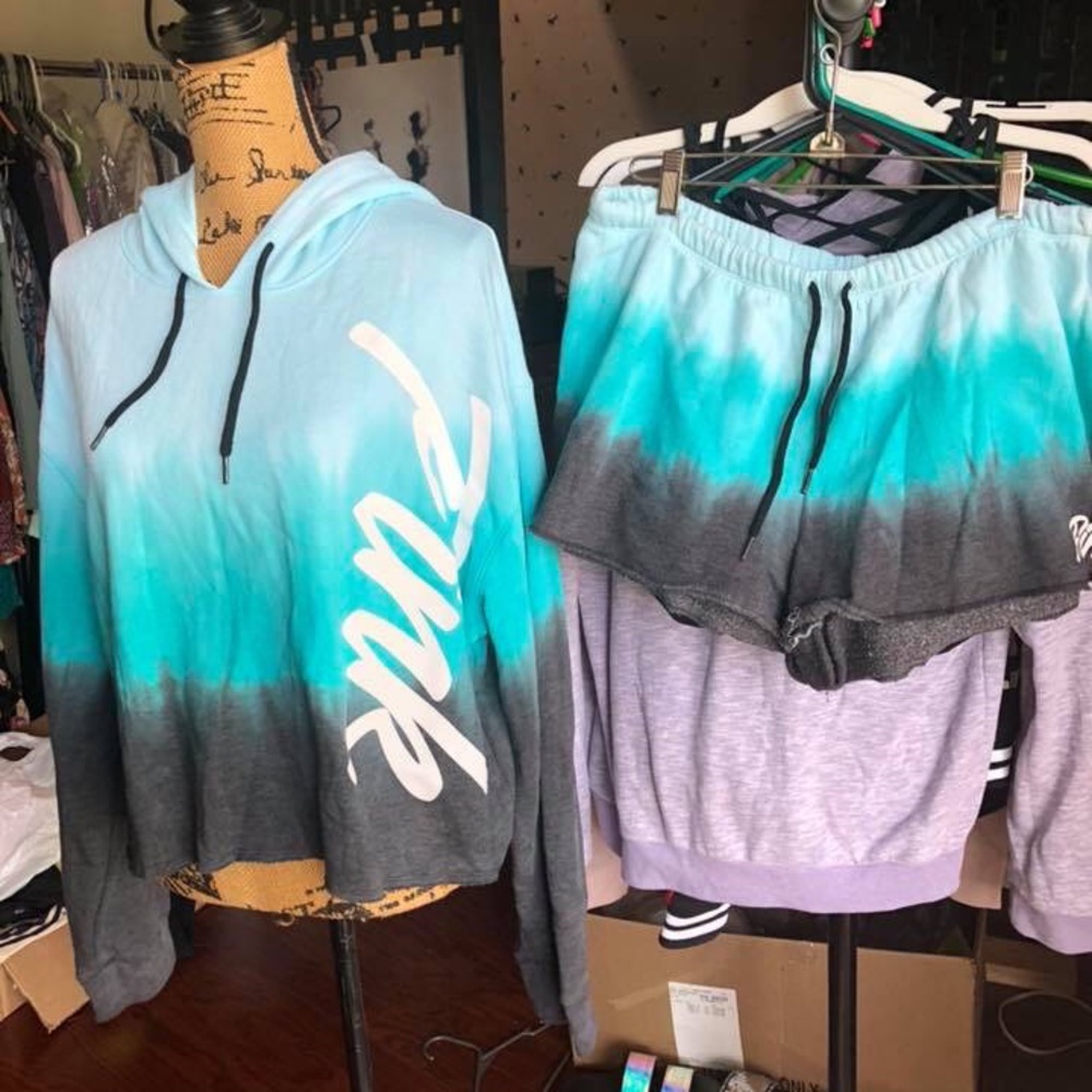 Victoria’s Secret PINK Hoodie and Short Set